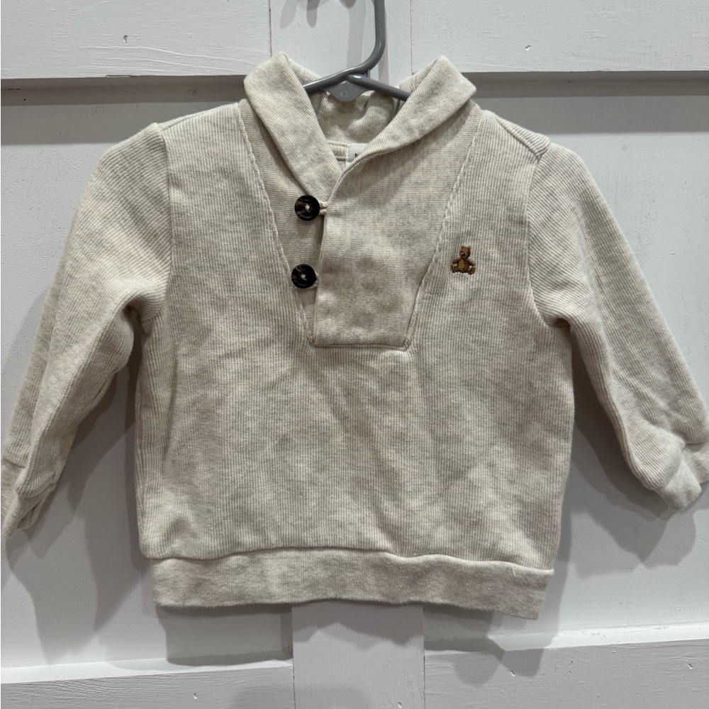 GAP Cream Kids Sweater with Bear Patch